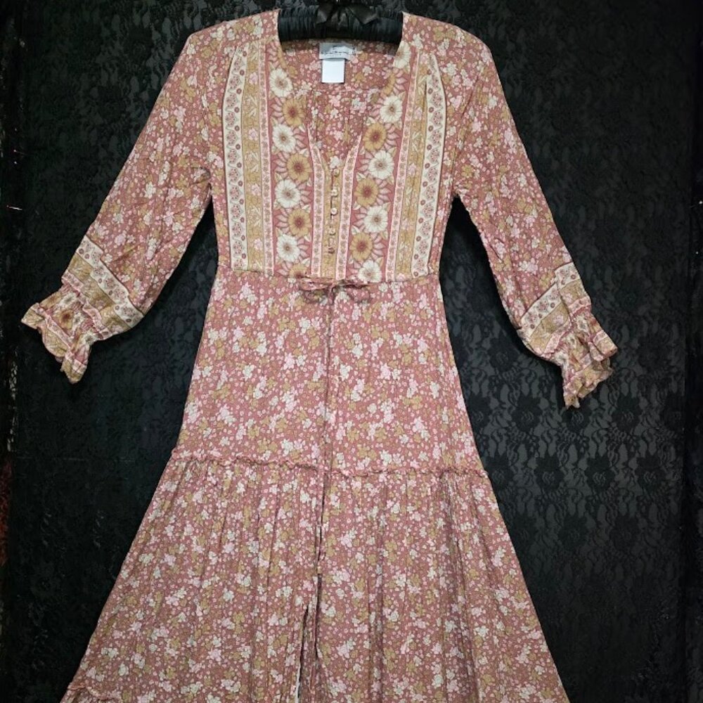 The Fox and The Mermaid Venice, CA Boho Maxi Dress S/M